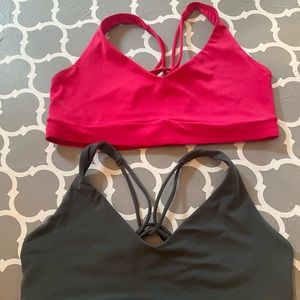 Two solace athleta sports bras